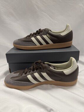 Adidas Samba OG Shoes Brown Putty Grey Size 10.5 New Without Box
